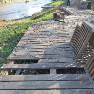 Дрвени мол на мети вандала, планирана детаљнија санација Дрвени мол на мети вандала, планирана детаљнија санација