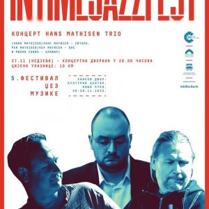 Бански двор: Сљедеће недјеље концерт групе Hans Mathisen Trio Бански двор: Сљедеће недјеље концерт групе Hans Mathisen Trio
