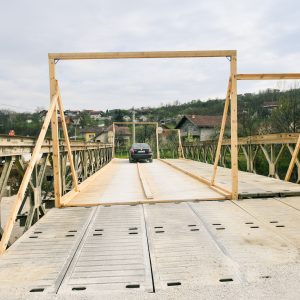 Градоначелник: Привремени мост у Мотикама у употреби, нови мост биће изграђен кроз два мјесеца