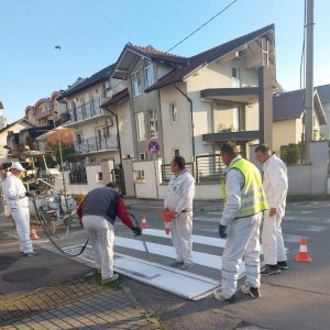 Радови у послијеподневним и вечерњим часовима: Интензивирани радови на обнови хоризонталне сигнализације