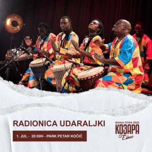 За све заинтересоване: Радионица удараљки у склопу „Козара етно“ фестивала За све заинтересоване: Радионица удараљки у склопу „Козара етно“ фестивала