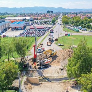 Радови на изградњи моста у насељу Дервиши теку предвиђеном динамиком