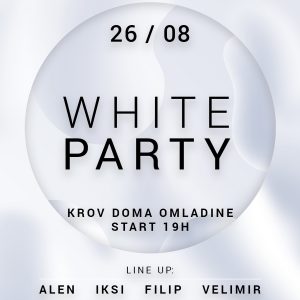 Не пропустите „White party“: Највеће дружење младих на крову Дома омладине