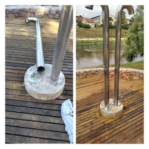 Чувајмо заједничку имовину: Санирани тушеви на новоуређеној оази уз Врбас између Зеленог и Градског моста