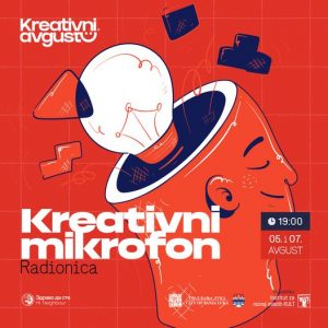 У склопу „Креативног августа“: Данас и у понедјељак радионица „Креативни микрофон“