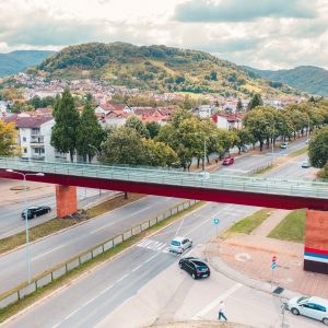 Током викенда уклањање привременог пјешачког прелаза код пасареле на Старчевици