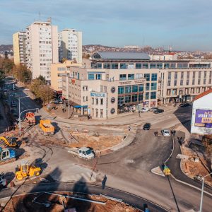 Највећа кружна раскрсница у граду поприма свој коначан изглед