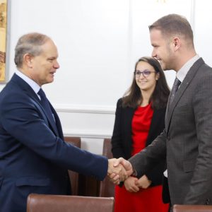 Уприличен пријем за специјалног изасланика Француске за Западни Балкан Уприличен пријем за специјалног изасланика Француске за Западни Балкан