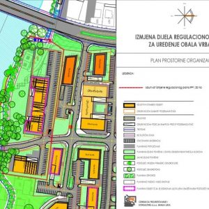 Obavještenje o izlaganju na javni uvid nacrta regulacionih planova za uređenje obala Vrbasa i „Starčevica 2“