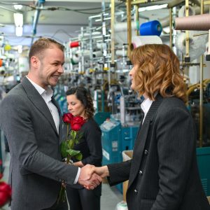 Поводом 8. марта: Градоначелник посјетио предузеће „Gloria Line“ Поводом 8. марта: Градоначелник посјетио предузеће „Gloria Line“