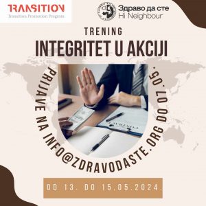 „Здраво да сте“: Едукација под називом „Интегритет у Акцији“