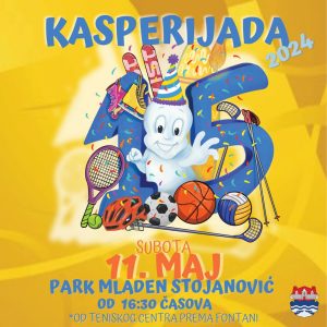 Спорт је важан да би био здрав и снажан: У суботу највећа „Касперијада“ у Парку „Младен Стојановић“