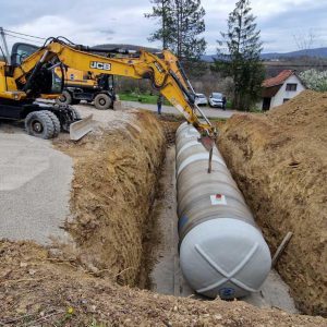 У склопу пројекта “Вода 3”: У току изградња водоводне мреже у Горњим Пријечанима