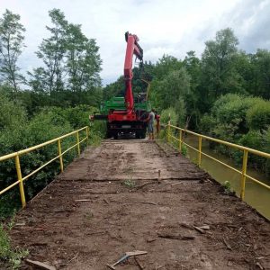 У току санација моста у мјесту Радосавска У току санација моста у мјесту Радосавска