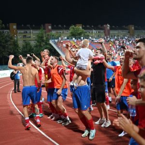 Групна фаза у Европи: Градоначелник честитао фудбалерима „Борца“ Групна фаза у Европи: Градоначелник честитао фудбалерима „Борца“