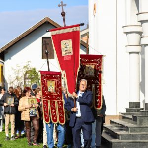 Празник Покрова Пресвете Богородице: Представници Града на обиљежавању крсне славе Храма у Залужанима