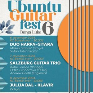 Prijave otvorene: U decembru 6. izdanje festivala gitare Prijave otvorene: U decembru 6. izdanje festivala gitare