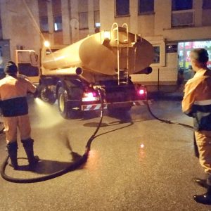 Појачане активности на редовној хигијени: Ове седмице настављено ноћно прање улица